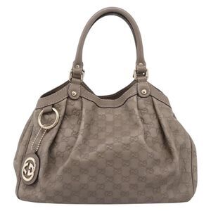 Gucci Sukey Guccissima Leather Gray Leather Tote Bag Bag